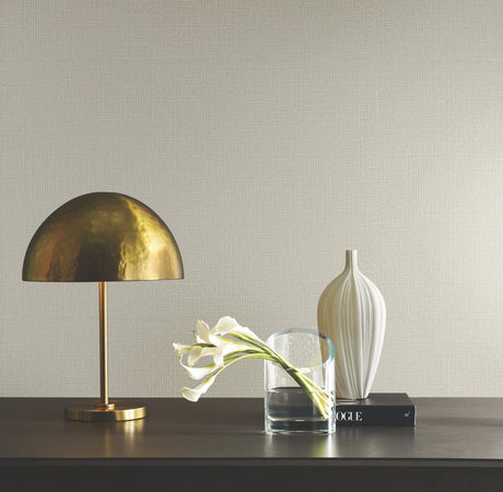 York OG0525GV Tatami Weave Pale Grey Wallpaper