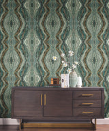 York OG0559 Kaleidoscope Teal Wallpaper