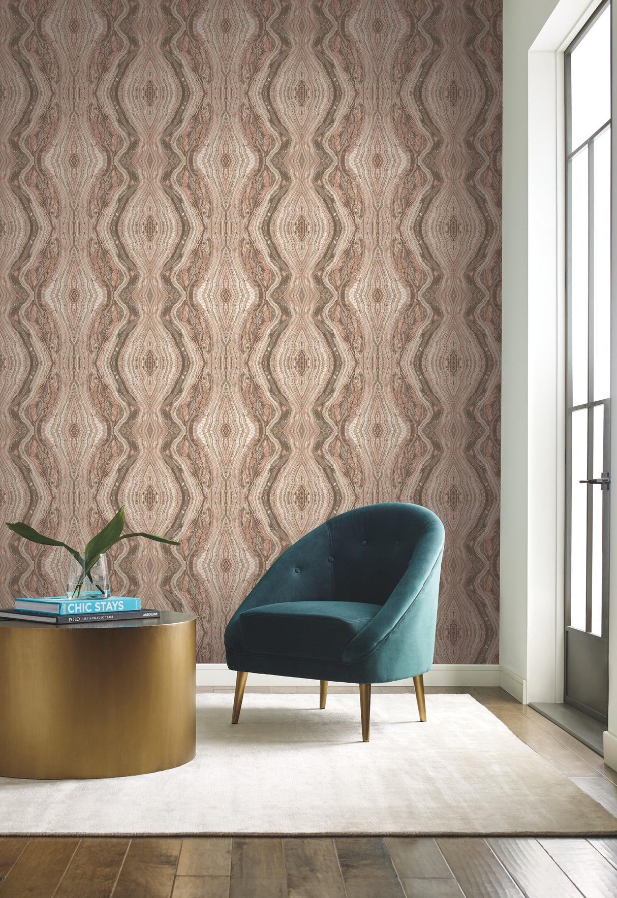 York OG0560 Kaleidoscope Pale Pink Wallpaper