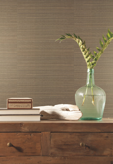 York OG0622 Abaca Weave Sand Wallpaper