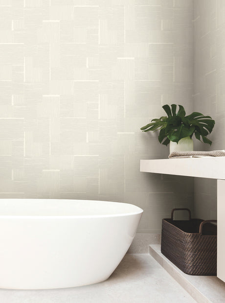 York OI0701 Contour Ivory Wallpaper
