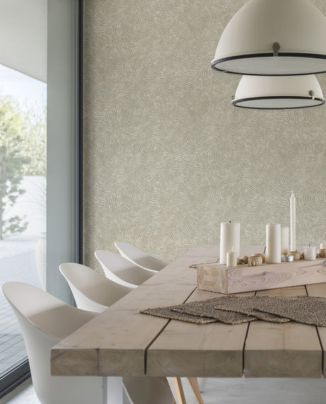 York OI0712 Modern Wood Taupe Wallpaper