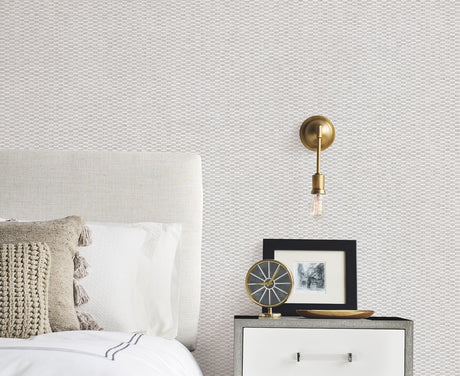 York OI0721 Checkerboard White Wallpaper
