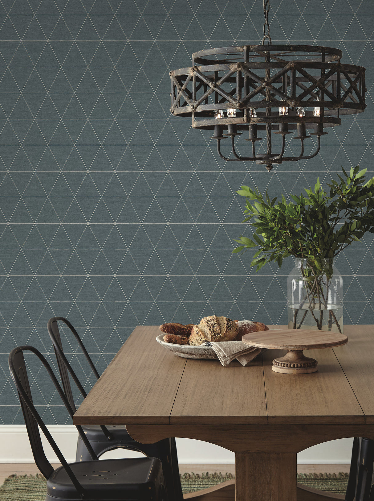 York OM3611 Ridge Dark Grey Wallpaper