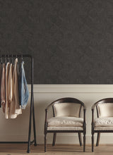 York OM3621 Parquet Black Wallpaper