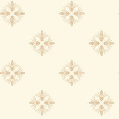 York ON1641 Honey Bee Gold & Cream Wallpaper