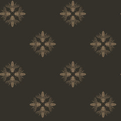 York ON1642 Honey Bee Gold & Black Wallpaper