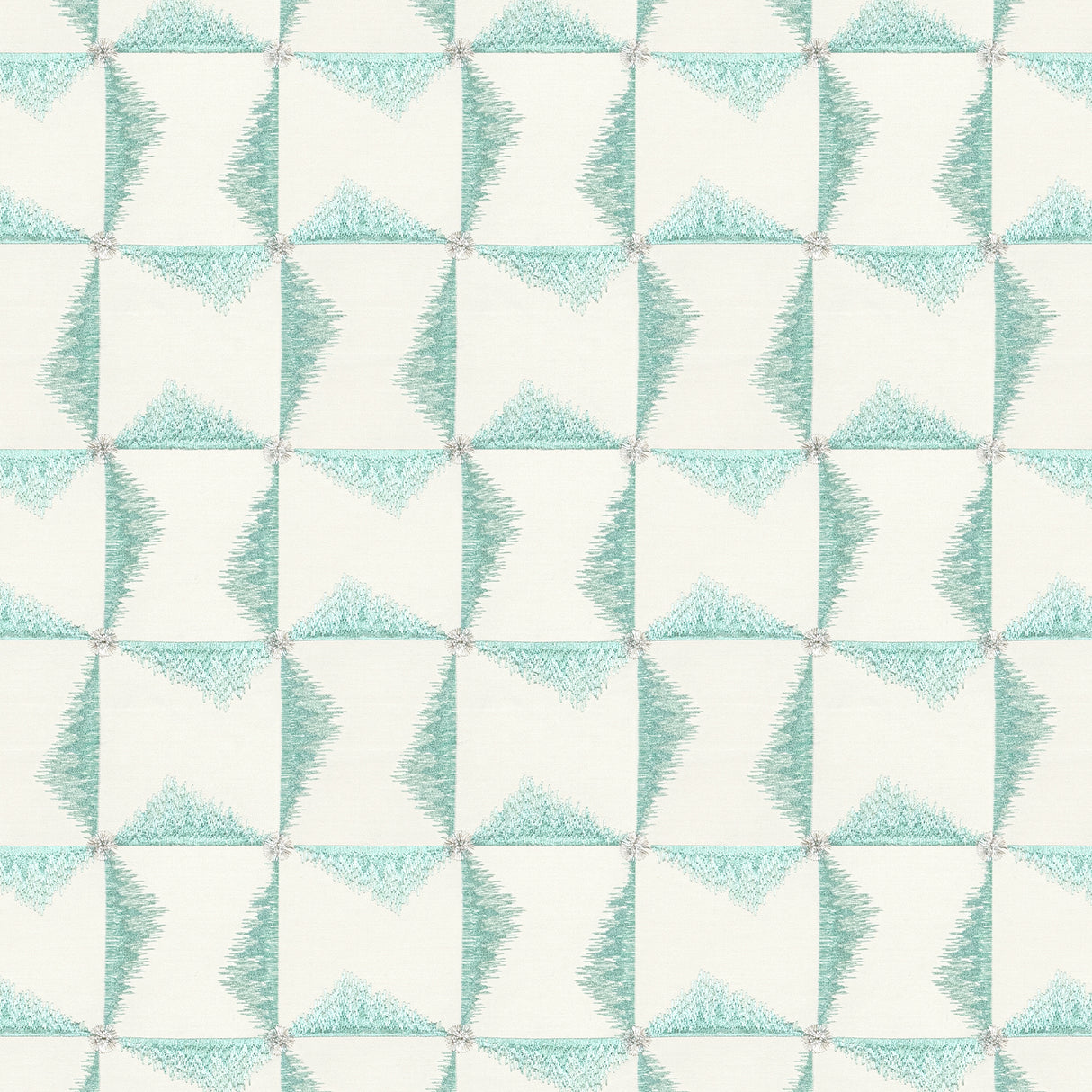 STOUT ONTA-1 ONTARIO 1 AQUA Fabric - Eades Wallpaper & Fabric