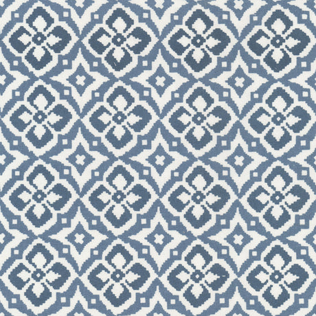 STOUT ORNA-1 ORNAMENT 1 WEDGEWOOD Fabric - Eades Wallpaper & Fabric