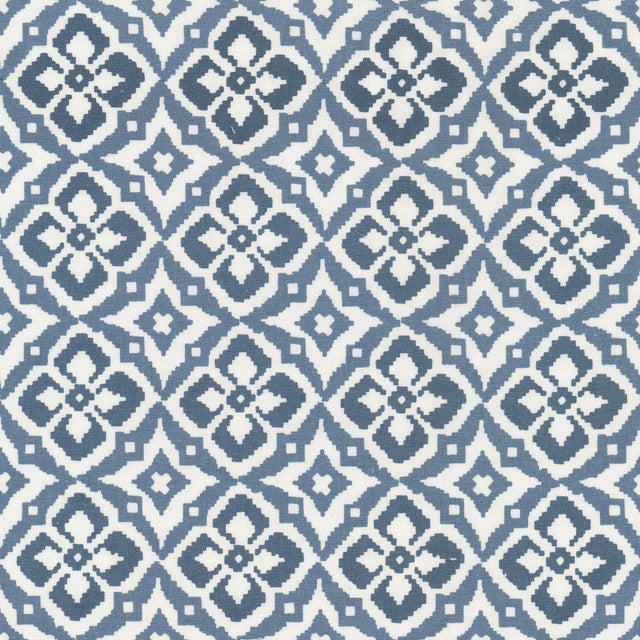 STOUT ORNA-1 ORNAMENT 1 WEDGEWOOD Fabric - Eades Wallpaper & Fabric