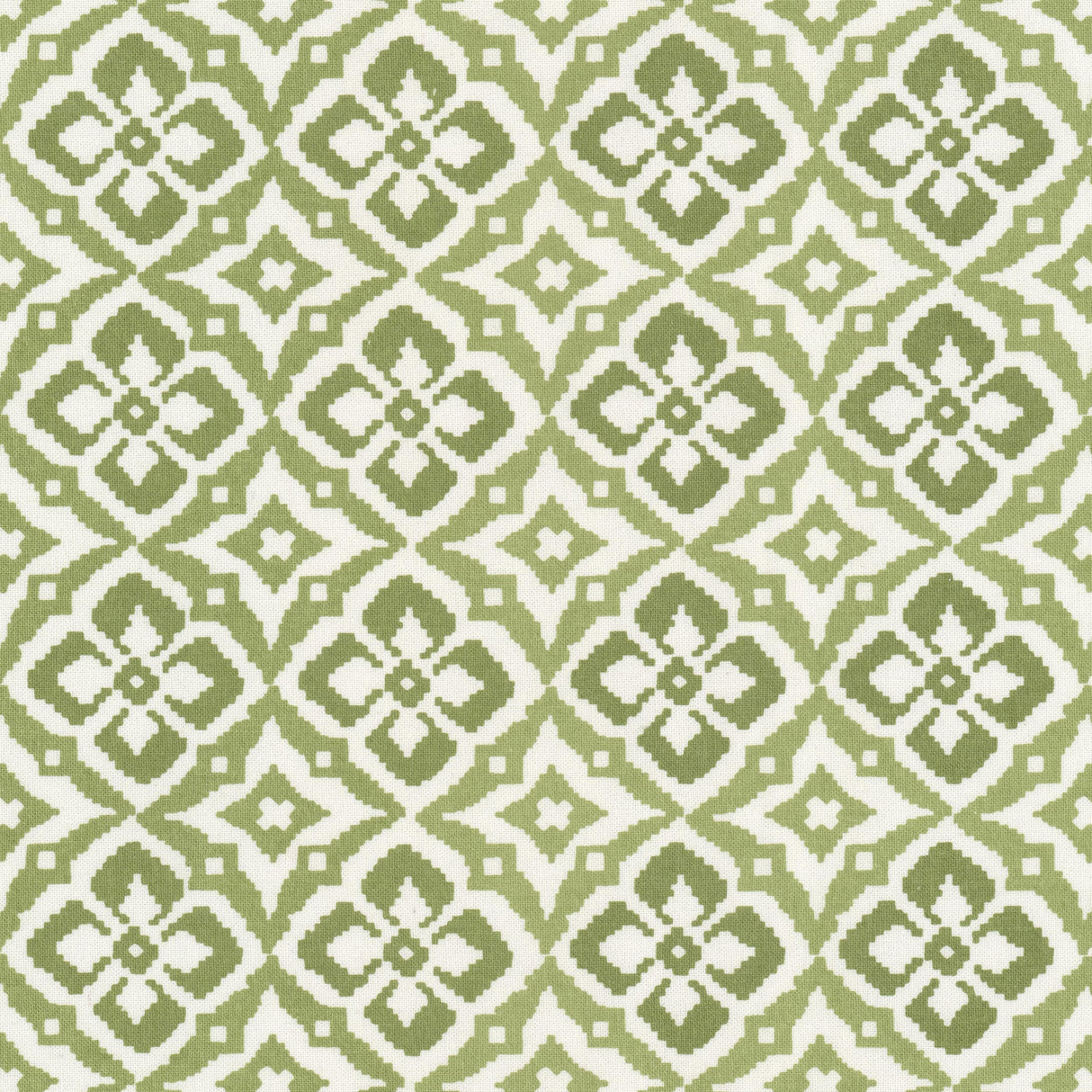 STOUT ORNA-2 ORNAMENT 2 CELADON Fabric - Eades Wallpaper & Fabric