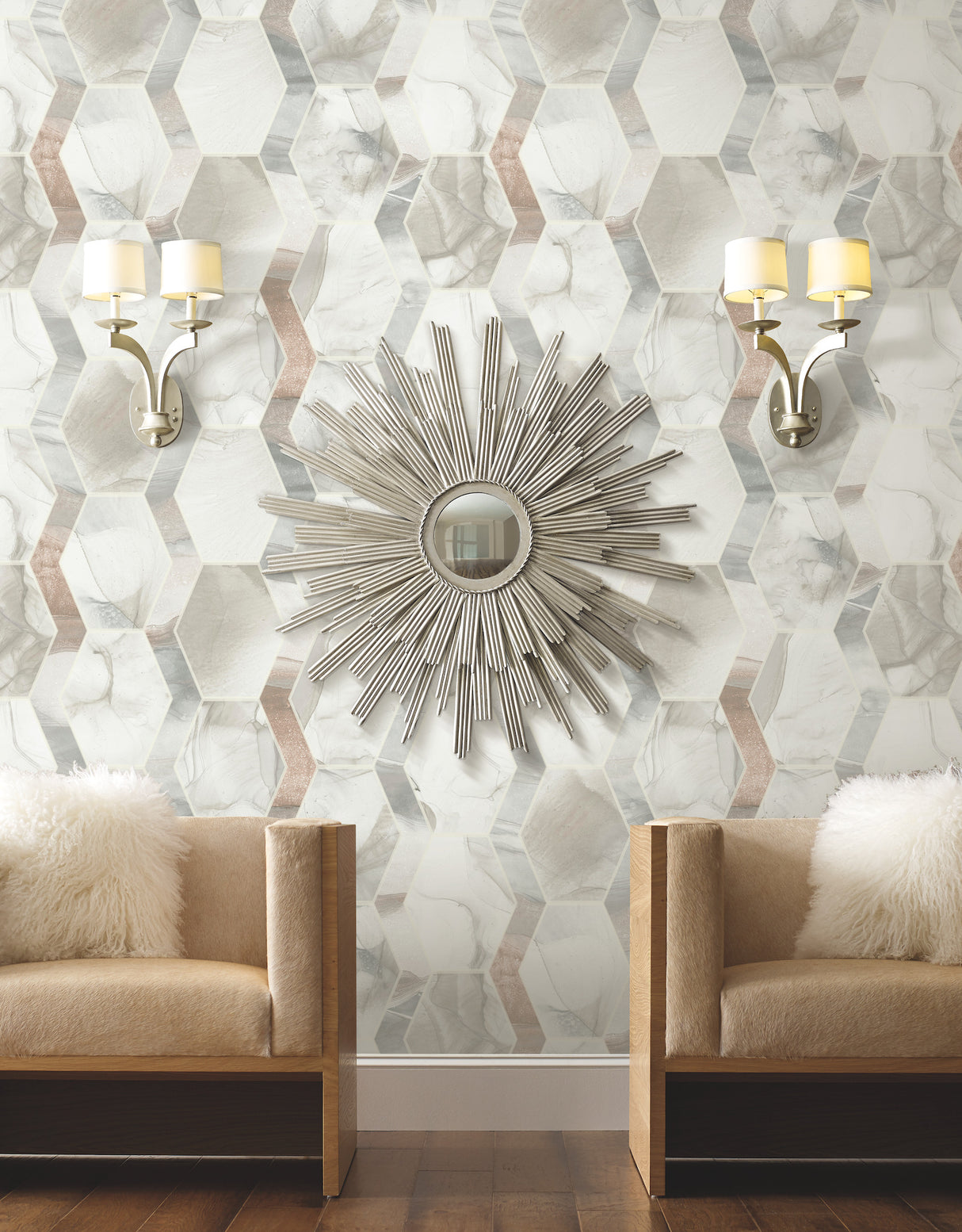York OS4283 Earthbound Taupe Wallpaper
