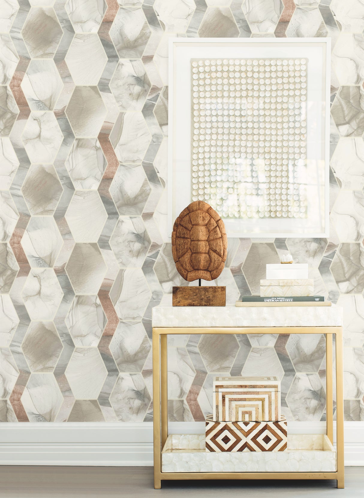 York OS4283 Earthbound Taupe Wallpaper