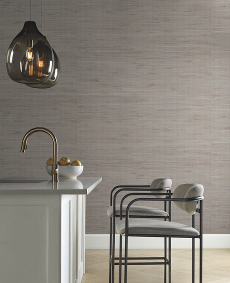 York OS4322 Jute Silver & Taupe Metallic Wallpaper