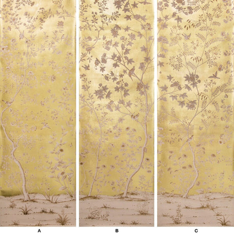 LEE JOFA P2016107.40.0 BEAUJEU MP GOLD Wallpaper - Eade's Wallpaper