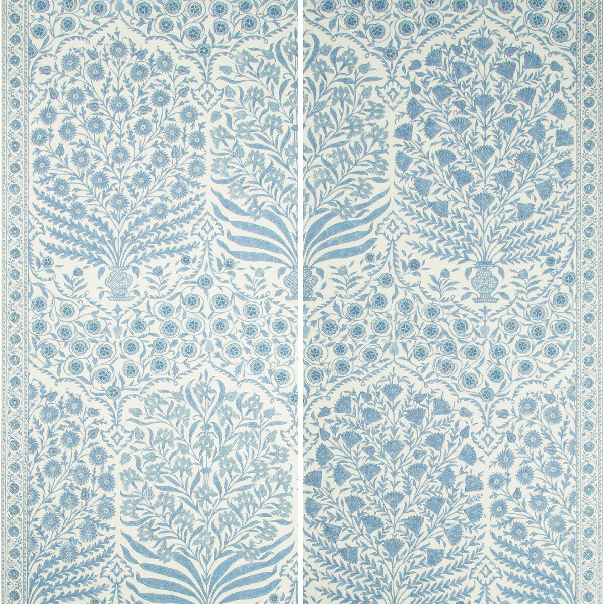 LEE JOFA P2017100.515.0 SAMEERA PAPER BLUE/INDIGO Wallpaper - Eade's Wallpaper