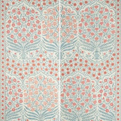 LEE JOFA P2017100.519.0 SAMEERA PAPER RED/BLUE Wallpaper - Eade's Wallpaper