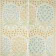 LEE JOFA P2017100.540.0 SAMEERA PAPER SAPPHIRE/GOLD Wallpaper - Eade's Wallpaper