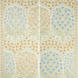 LEE JOFA P2017100.540.0 SAMEERA PAPER SAPPHIRE/GOLD Wallpaper - Eade's Wallpaper