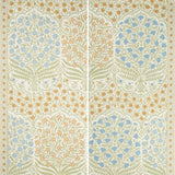 LEE JOFA P2017100.540.0 SAMEERA PAPER SAPPHIRE/GOLD Wallpaper - Eade's Wallpaper