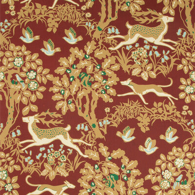 LEE JOFA P2017104.97.0 MILLE FLEUR WP BERRY Wallpaper - Eade's Wallpaper