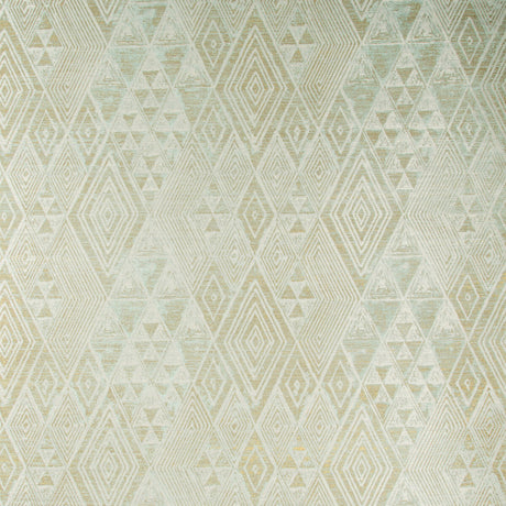 LEE JOFA P2017105.134.0 MARULA PAPER AQUA/GOLD Wallpaper - Eade's Wallpaper