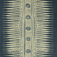 LEE JOFA P2018107.50.0 INDIAN ZAG PAPER INDIGO Wallpaper - Eade's Wallpaper