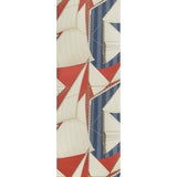 LEE JOFA P2018109.195.0 ST TROPEZ WP RED/BLUE Wallpaper - Eade's Wallpaper