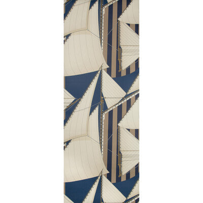 LEE JOFA P2018109.505.0 ST TROPEZ WP NAVY/MARINE Wallpaper - Eade's Wallpaper