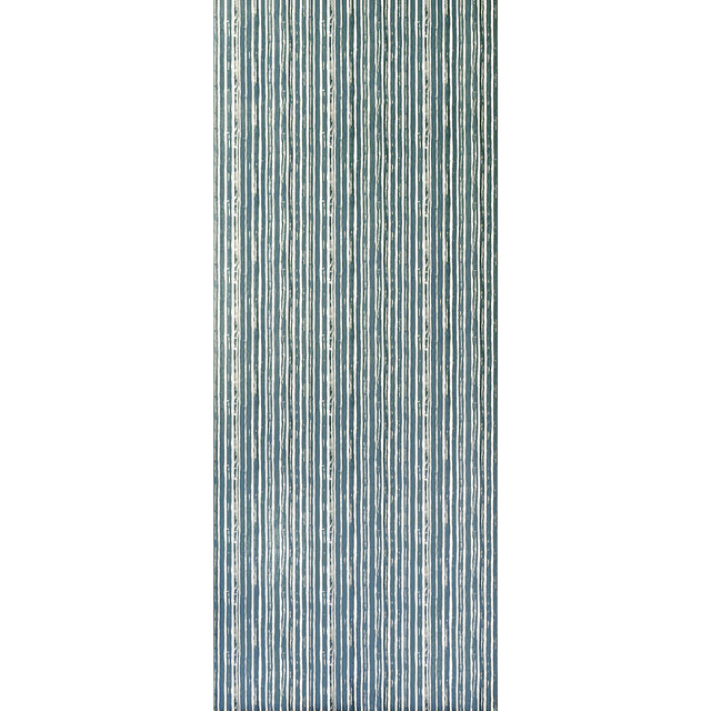 LEE JOFA P2019105.50.0 BENSON STRIPE WP INK Wallpaper - Eade's Wallpaper