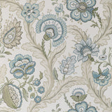 LEE JOFA P2020101.1323.0 WIMBERLY PAPER AQUA/SAGE Wallpaper - Eade's Wallpaper