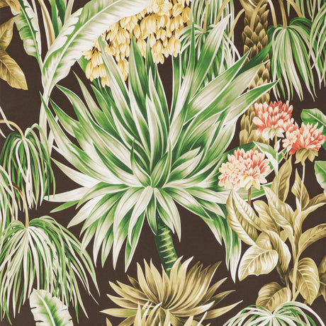 LEE JOFA P2020104.6374.0 CALUYA PAPER ESPRESSO Wallpaper - Eade's Wallpaper