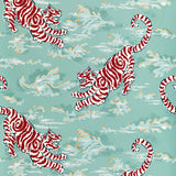 LEE JOFA P2020107.1394.0 BONGOL PAPER AQUA Wallpaper - Eade's Wallpaper