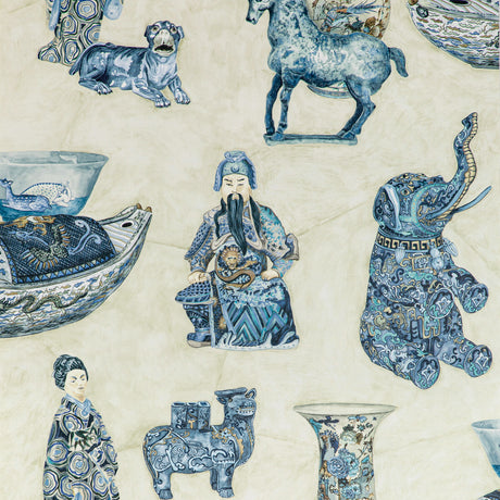 LEE JOFA P2020109.5016.0 TAMBELAN PAPER PORCELAIN Wallpaper - Eade's Wallpaper
