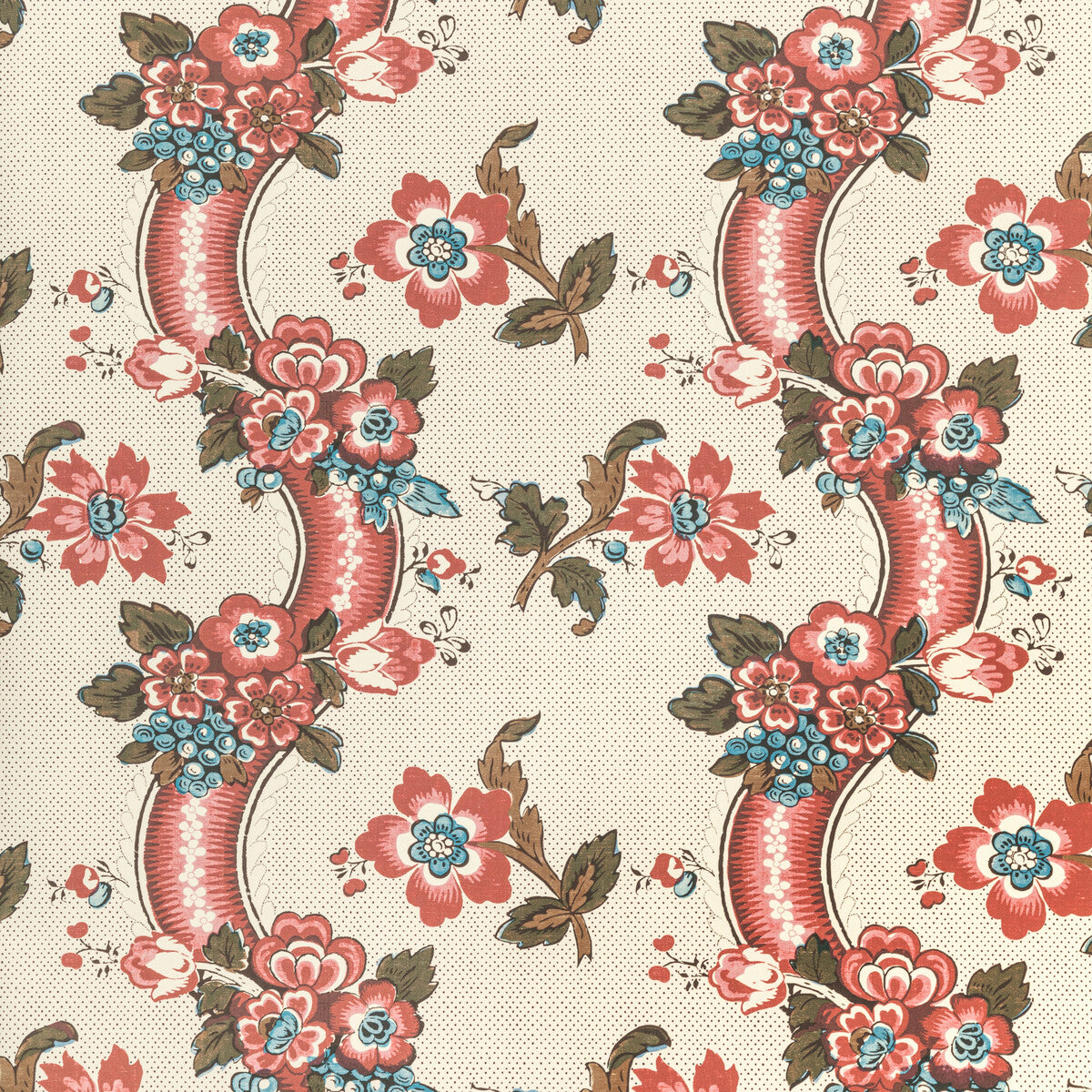LEE JOFA P2020111.195.0 BENDAY PAPER RED/BLUE Wallpaper - Eade's Wallpaper