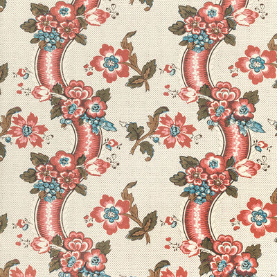 LEE JOFA P2020111.195.0 BENDAY PAPER RED/BLUE Wallpaper - Eade's Wallpaper
