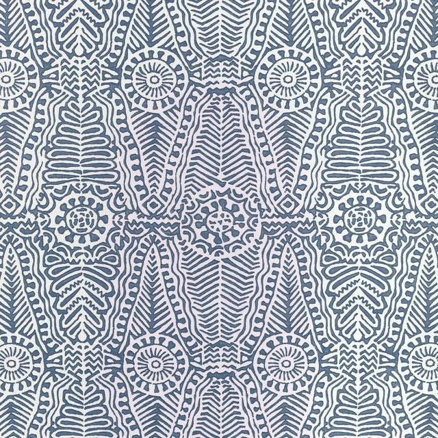LEE JOFA P2020112.50.0 DRAYTON PAPER INDIGO Wallpaper - Eade's Wallpaper
