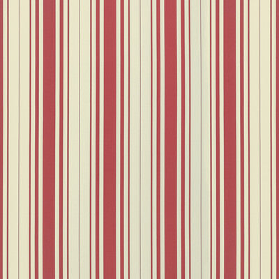 LEE JOFA BALDWIN STRIPE WP P2022100.19A.0 in POPPY Wallpaper