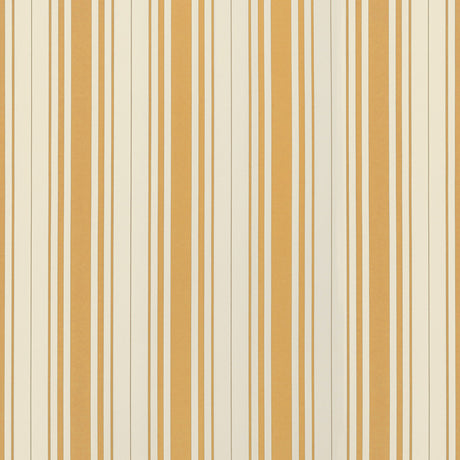 LEE JOFA P2022100.4.0 BALDWIN STRIPE WP SAFFRON Wallpaper - Eade's Wallpaper