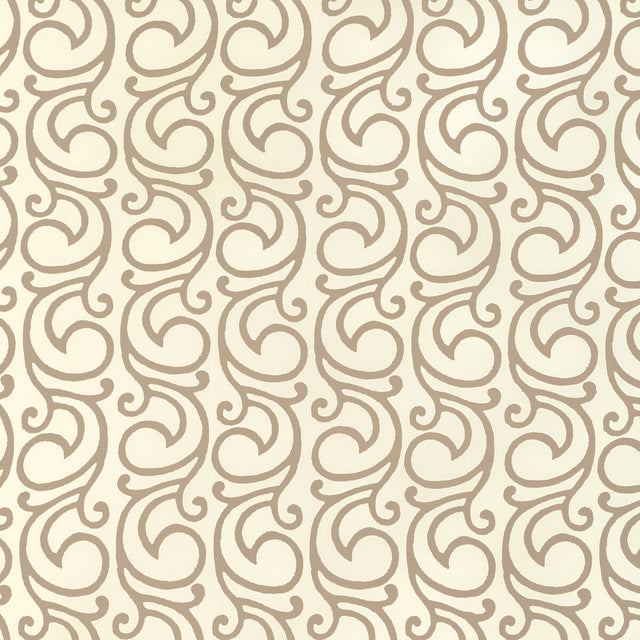 LEE JOFA P2022103.106.0 SERENDIPITY SCROLL WP OAK Wallpaper - Eade's Wallpaper