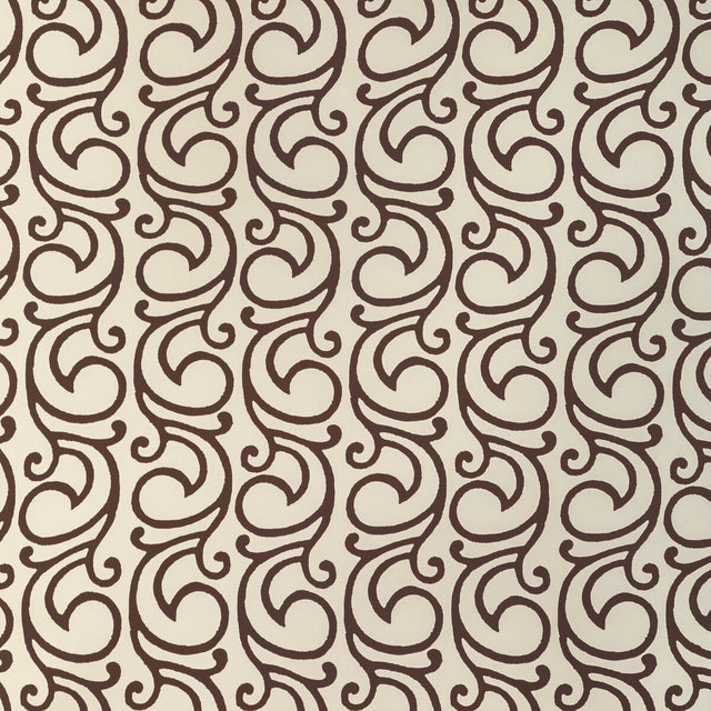 LEE JOFA P2022103.6.0 SERENDIPITY SCROLL WP TEA Wallpaper - Eade's Wallpaper