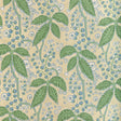 LEE JOFA P2022105.315.0 PUTNAM PAPER LEAF/BLUE Wallpaper - Eade's Wallpaper