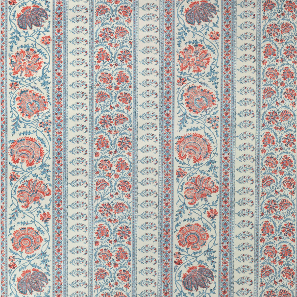 LEE JOFA P2022111.195.0 INDIENNES STRIPE WP BERRY Wallpaper - Eade's Wallpaper