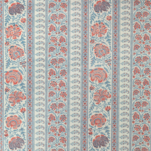 LEE JOFA P2022111.195.0 INDIENNES STRIPE WP BERRY Wallpaper - Eade's Wallpaper