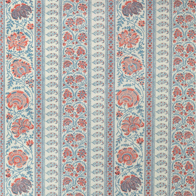 LEE JOFA P2022111.195.0 INDIENNES STRIPE WP BERRY Wallpaper - Eade's Wallpaper