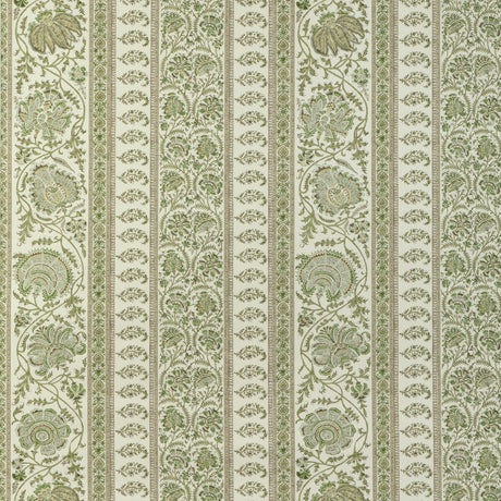 LEE JOFA P2022111.316.0 INDIENNES STRIPE WP IVY Wallpaper - Eade's Wallpaper