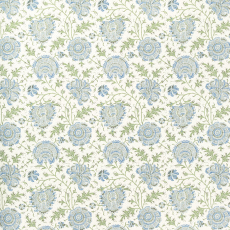LEE JOFA P2022112.530.0 INDIENNES FLORAL WP SEA Wallpaper - Eade's Wallpaper