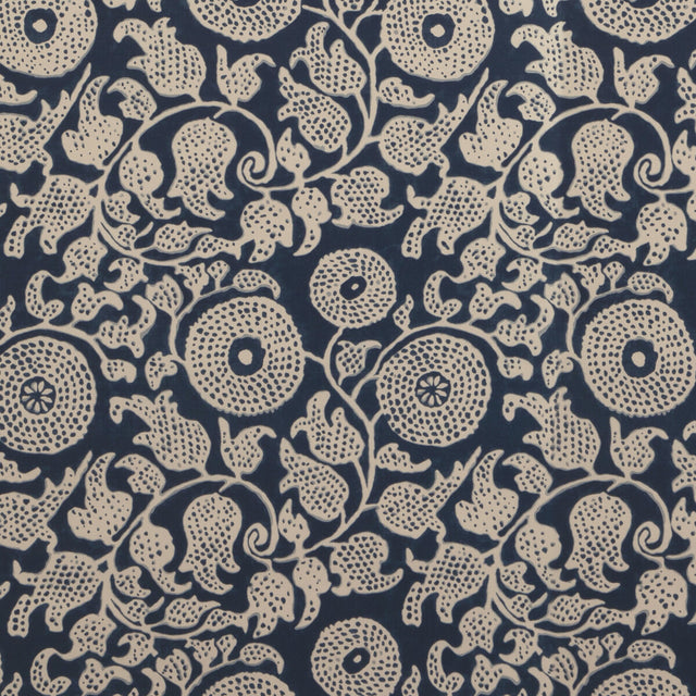 LEE JOFA P2023103.50.0 ELDORA INDIGO Wallpaper - Eade's Wallpaper