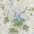 LEE JOFA P2023115.153.0 GRAND ALTHEA WP BLUE/LEAF Wallpaper - Eade's Wallpaper