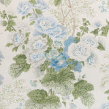 LEE JOFA P2023115.153.0 GRAND ALTHEA WP BLUE/LEAF Wallpaper - Eade's Wallpaper